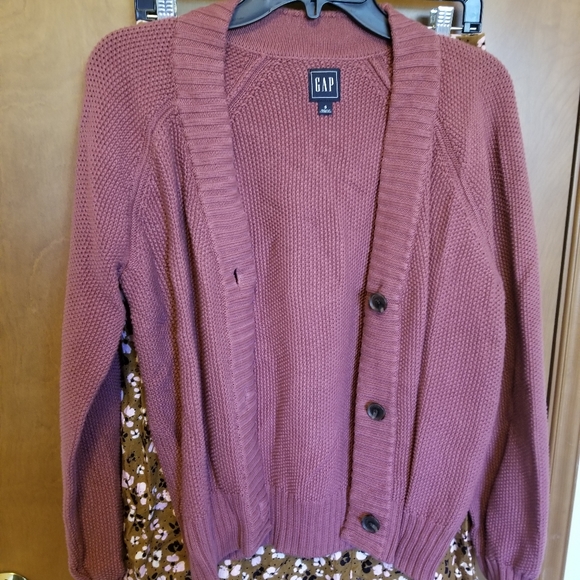 Coral cardigan, GAP - Picture 2 of 3